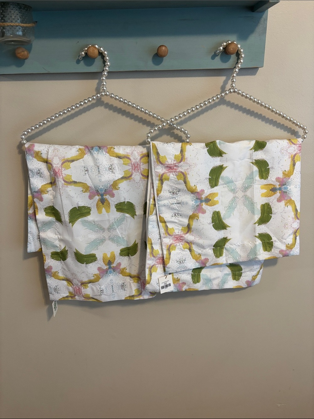 NEW Laura Park euro sham set of 2 Dogwood